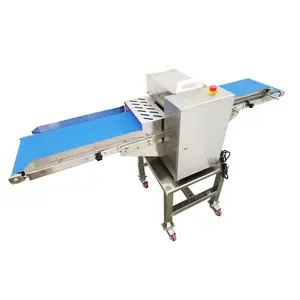 YOKOMA 110V Electric Meat Cutter Slicer Frozen Meat Dicer Shredder Srip Cutting Machine