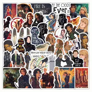The Hunger Games Stickers - Sticker Packs 60-Pack Movie/Book Themed Vinyl Decals. Waterproof for Laptops, Water Bottles, Journals. Ideal for Fans