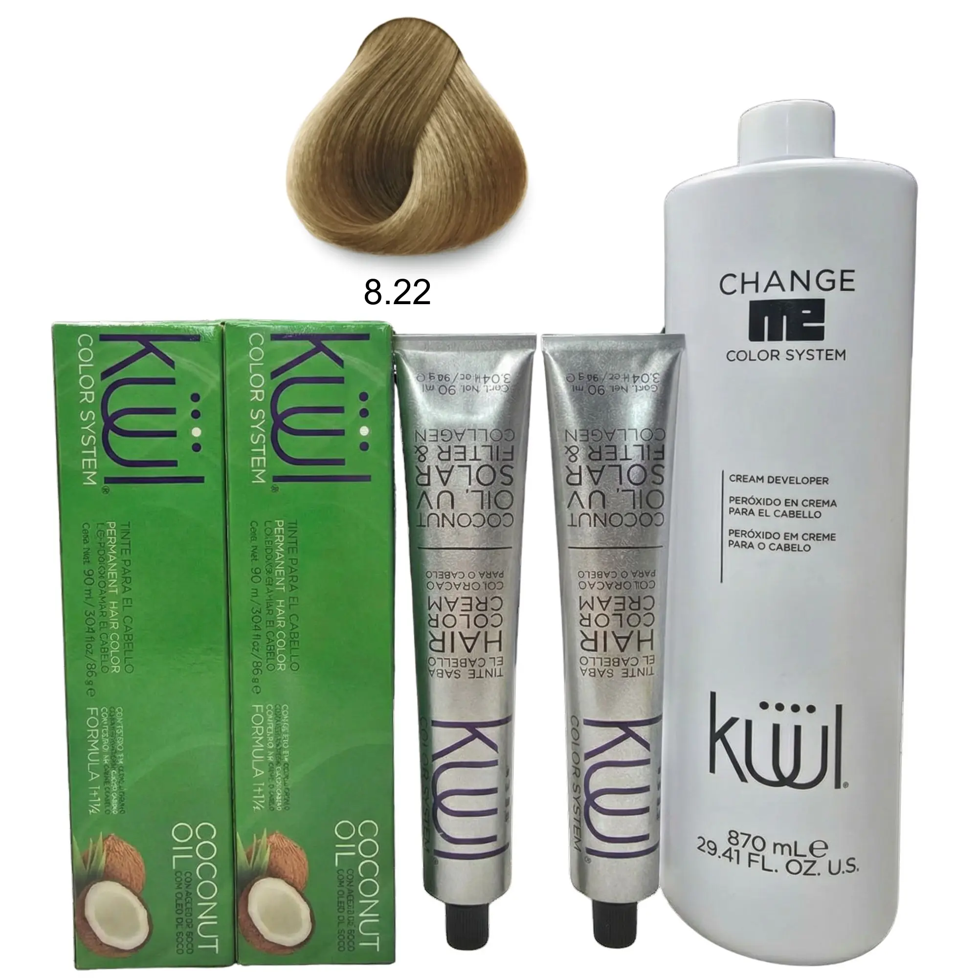 8.22 LIGHT DEEP NACRE BLONDE