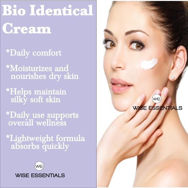 Wise Essentials Wild Yam Progesterone Phytoestrogen Body Cream with Organic Coconut Aloe Vera & Shea Butter for Hormone Balance 2 oz Hydrating Jojoba for menopause, perimenopause, hot flashes and symtom comfort