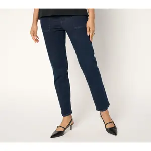 Women with Control Regular Contour Curves Straight Leg Jeans