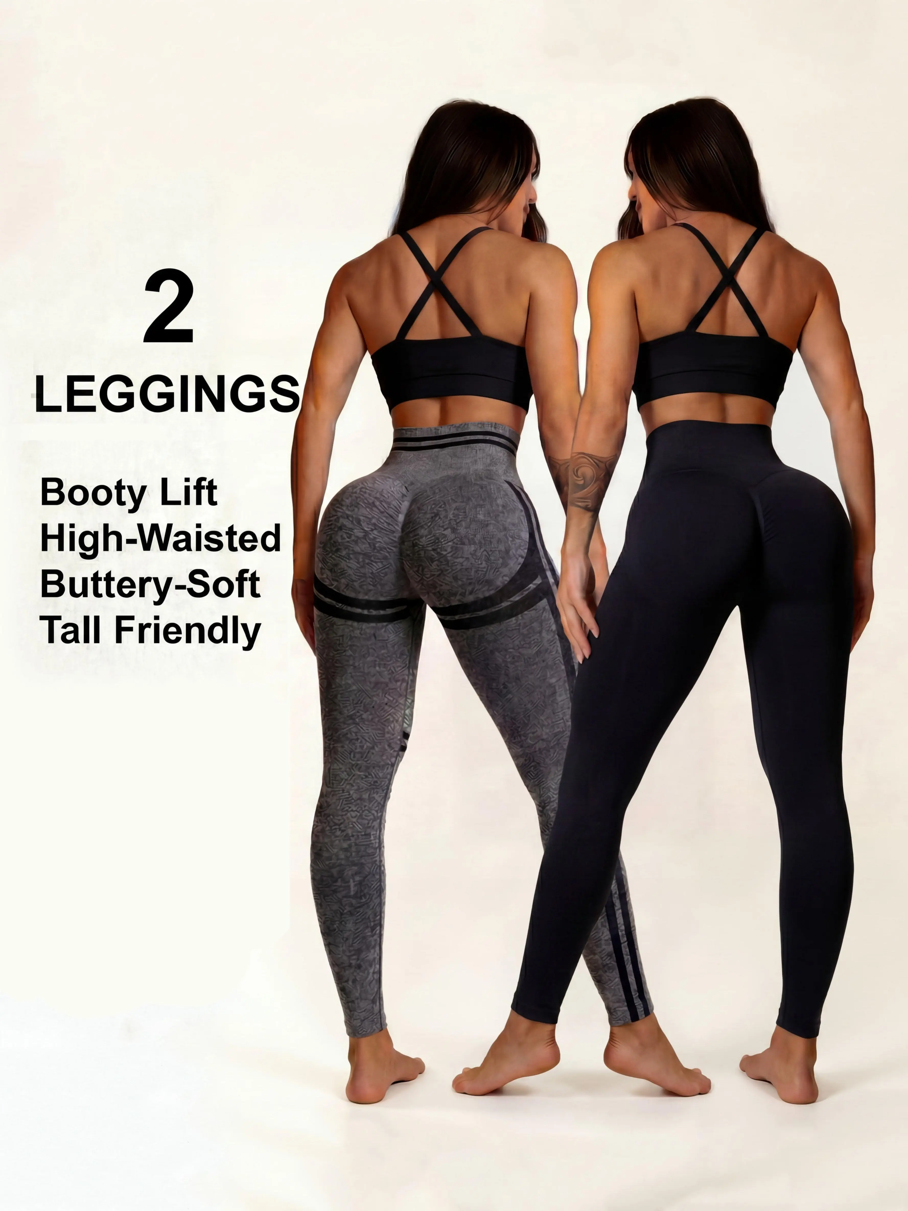 Butt-Lifting Scrunch Leggings GF002 High-Waist, Tummy Control, Seamless Compression