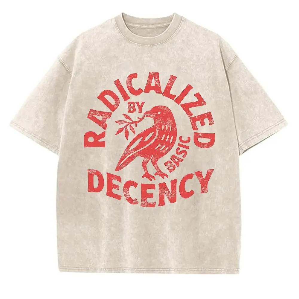 Radicalized By Basic Decency T-shirt, Activist Tee
