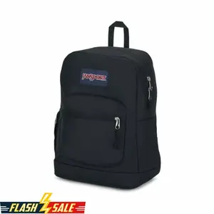 JanSport SuperBreak One Bookbag – Durable Lightweight Backpack with Front Utility Organizer Pocket for School, Travel & Everyday Use, Black