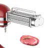 GVODE Durable Stainless Steel Meat Tenderiser Attachment for KitchenAid Mixers - Steel-Strong Gears, 3.31lbs, 3.43×2.68×9.37in, Seamless Integration, Kitchen Tools, Cooking Gadget