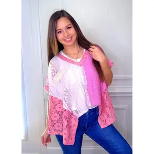 Floral Lace V Neck (2 colors)