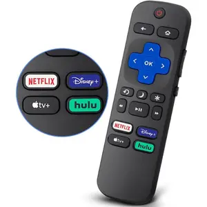 TV Remote Control for /Hisense/Onn/  TVs - 4 Shortcut Buttons for Netflix//Hulu/ TV (2 )
