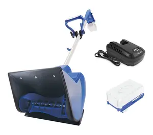 Snow Joe 11" Snow Thrower 24V 4Ah Battery with Car Broom