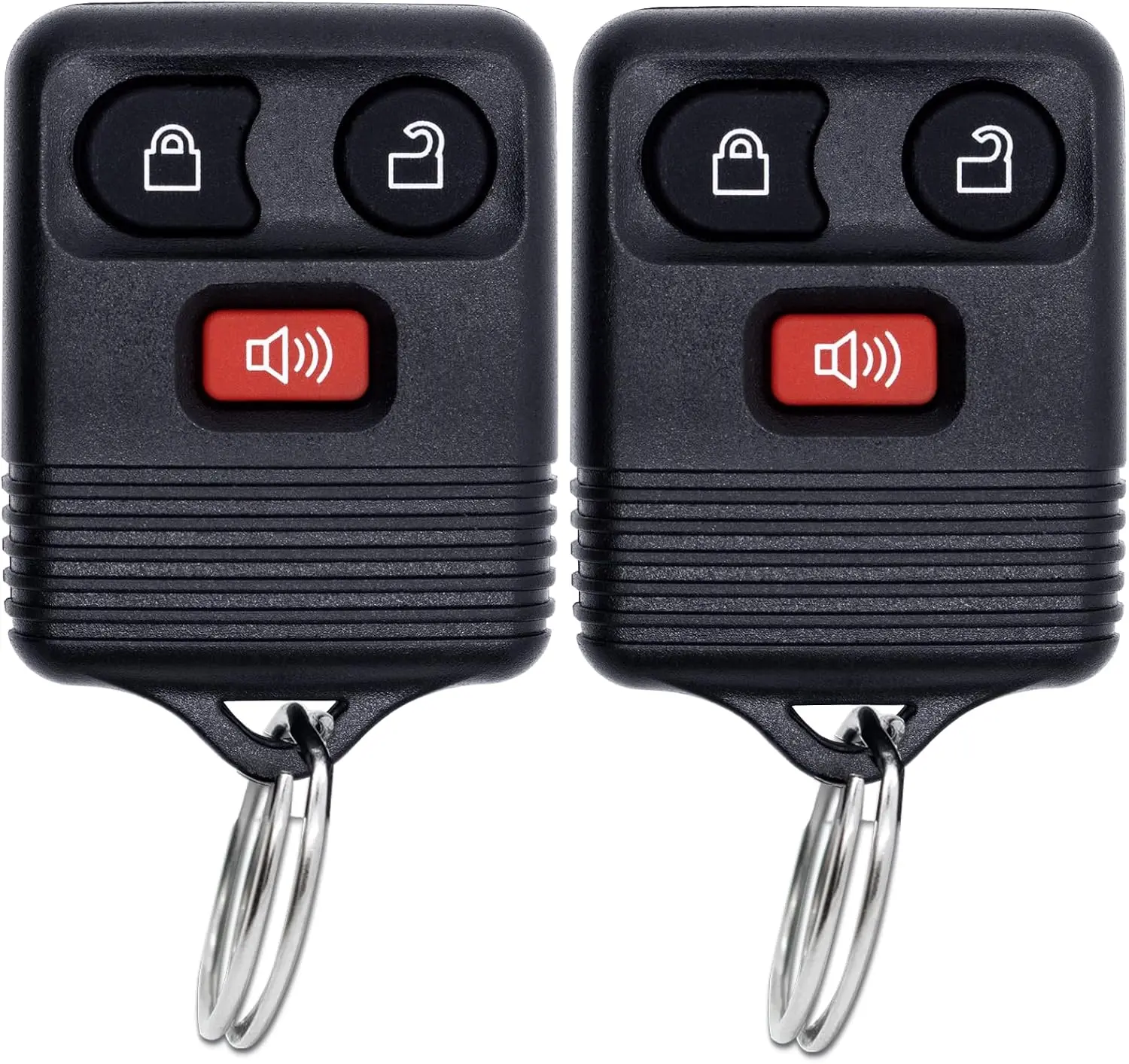 Keyless Entry Key Fob Replacement Keyless Entry Remote Car Keys Fits for 1998-2016 Ford, Mazda, Mercury, Lincoln with FCC ID: CWTWB1U331 (Four)