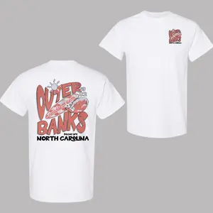 Outer Banks North Carolina T-Shirt, Retro Pogue Life Beach Tee, Vintage Paradise on Earth Graphic Shirt, Summer Travel Top