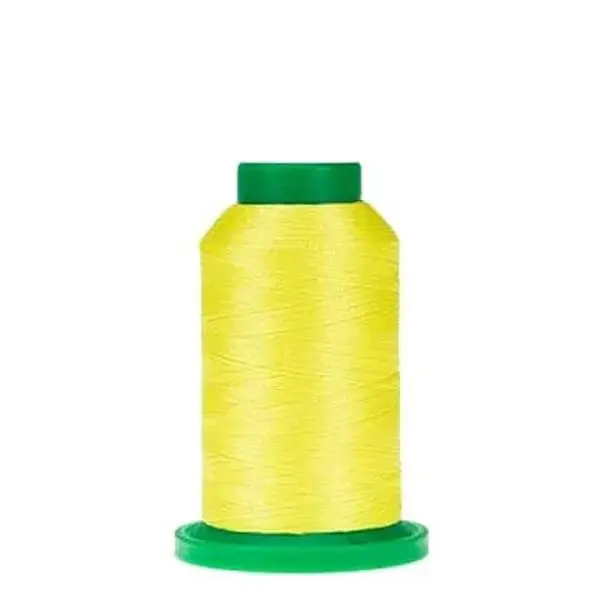 Isacord Polyester Embroidery Thread - 1000m, Bright Sunbeam Bright Hue, Low Lint, Polished Finish, Excellent Strength, 2922-0220, Sunny Accent - Ideal for Children's Projects