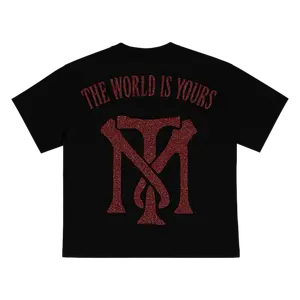 THE WORLD IS YOUR RHINESTONE TEE