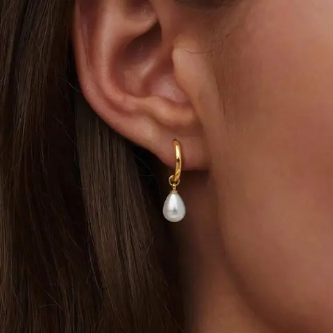 Elegant Drop Pearl Earrings, Fashionable Versatile High-End Studs, Perfect for Daily Wear, Dates, Gifts, Women's Jewelry