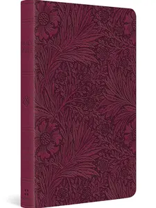 ESV Large Print Value Thinline Bible (TruTone, Raspberry, Floral Design) - 1,328 Pages, 10-Point Text, 5.375" x 8.375" English Standard Version Religious Book for ESV Bibles Enthusiasts