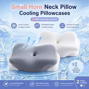 Mother’s Day Gift Cooling Neck Pillow Memory Foam for Neck and Shoulder Pain Relief Breathable Ergonomic Sleep Support