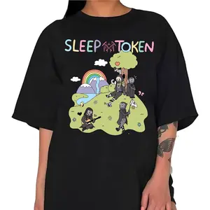 Sleep Tokenn Rock Band Tour Two Sides Tshirt Sweatshirt Hoodie, Indie Rock Band Skull Tee, Horror Fans Shirt, Unisex Sweater Pullover Tee
