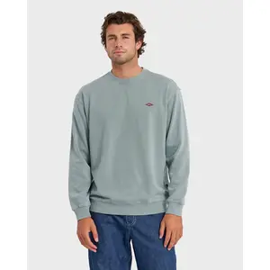 Saltwater Mineral Wash Crewneck Sweatshirt - Lily Pad