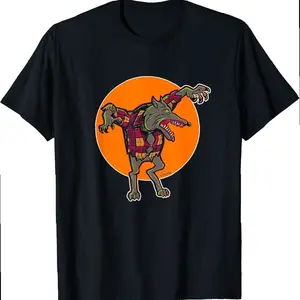 100 Nightmare Before Christmas Halloween Wolfman T-shirt
