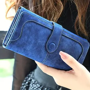 Men's Wallet Women's Vegan PU 17 Card Slots Card Holder Long Big Bifold Wallet-minimalist-card Holder-Nubuck Synthetic Leather Card Holder. Pockets: 17 Card Slots, 1 ID Windows, 3 Slip Bill Pockets, 1 Zipper Compartment, 3 Hidden Pockets