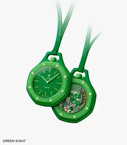 Viral New Collaboration Mechanical Watch, Ceramic Bezel Necklace Watch, Unisex Fashion Accessory, 8 Colors Available