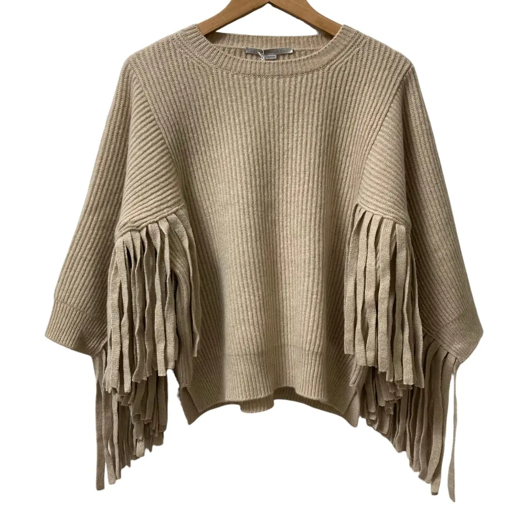 Pre-owned Stella McCartney Cashmere Small Leather Goods Fringe Sweater