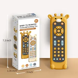 Baby TV Remote Control & Teething Toys Giraffe ,Early Education Learning Toys