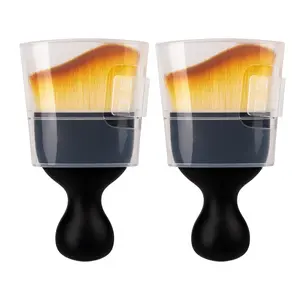 2Pcs Car Interior Cleaning Brush  – Auto Detailing Tool with Ultra Soft Bristles, Car Detailing Brushes. Scratch-Free design, ideal for Dashboard, AC Vents & Leather surfaces, practical car goods for keeping cinteriors clean and well-maintained