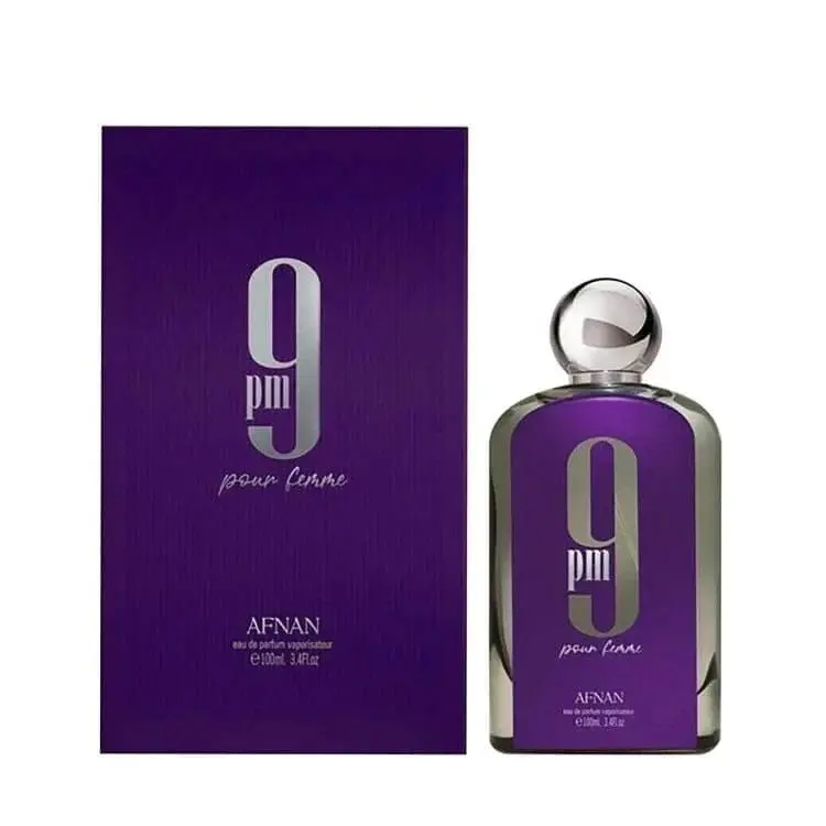 9 PM Eau de Parfum Spray, Captivating Floral Sweet Fragrance for Men and Women with Notes of Jasmine and Amber, 100mL (3.4oz), Captivating Fragrance