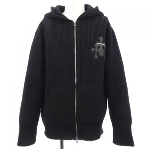 Pre-owned Chrome Hearts Cashmere Small Leather Goods BAIT&TACKLE ZP HD Jacket