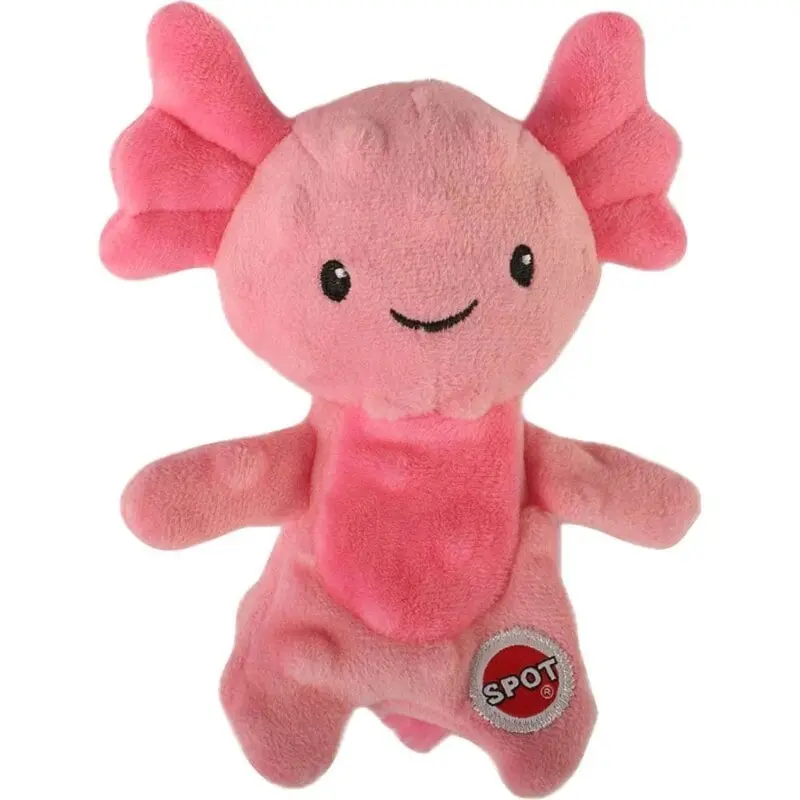 Spot 54962 Axolotl Stuffing Free Plush Dog Toy - 6 in.