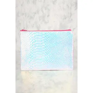 Sexy Silver Reptile Texture Coin Purse Sexy Silver Reptile Texture Coin Purse