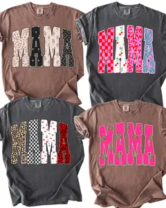 Preppy Mama Comfort Colors Graphic Shirt, Preppy Christian Collage Y2K Shirt, Comfort Colors Shirt, Mother's Day Gift shirt