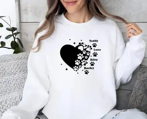 Dog Mum Sweatshirt, Custom Dog Sweater, Dog Mama Gift, Dog Lover Jumper, Dog Owner Gift, Personalised Dog, Funny Dog Sweatshirt, Mama Jumper