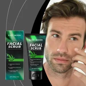 Gentle Moisturizing Exfoliating Cream, Cleanses Facial Dead Skin Cells, Hydrates and Nourishes Skin, Face Scrub for Smooth Complexion