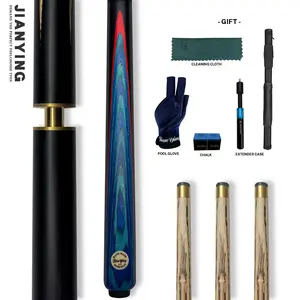 Premium Snooker Pool Cue Set with Case & Accessories 57inch, 18 20oz, 10.2mm Tip, White Wax Wood, Precision Shot, Ideal for gifts