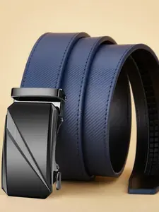 Men's Business Fashion Belt, Durable Alloy Automatic Buckle Belt, Casual Style Belt for Business and Casual Wear