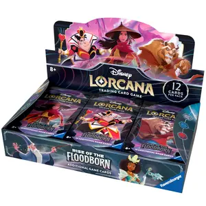 Ravensburger Disney Lorcana TCG: Rise of The Floodborn Booster Pack Display | 24 Packs with 12 Trading Cards Each | Ideal for Collectors & Disney Fans | Suitable for Ages 8+