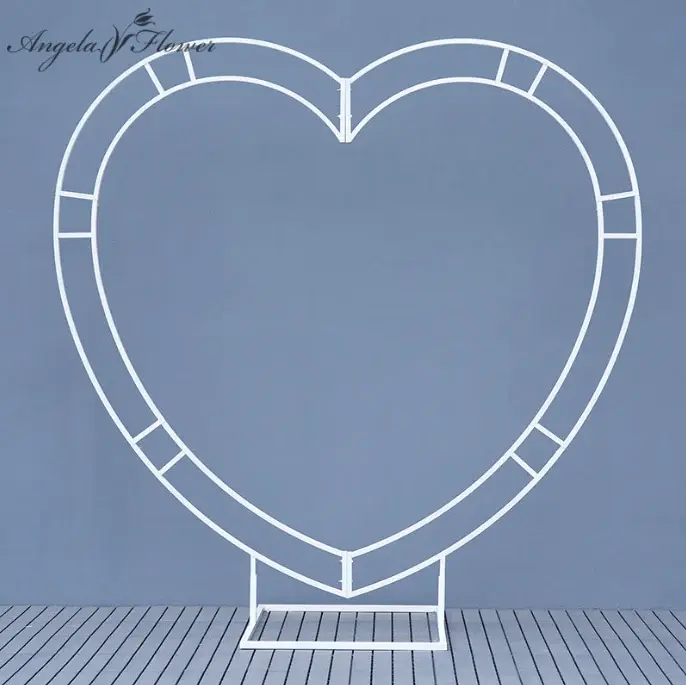 A6625 Wedding Backdrop Decor Heart-Shaped Flower Stand