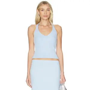 LNA x REVOLVE Tide Halter Top in Blue Mist