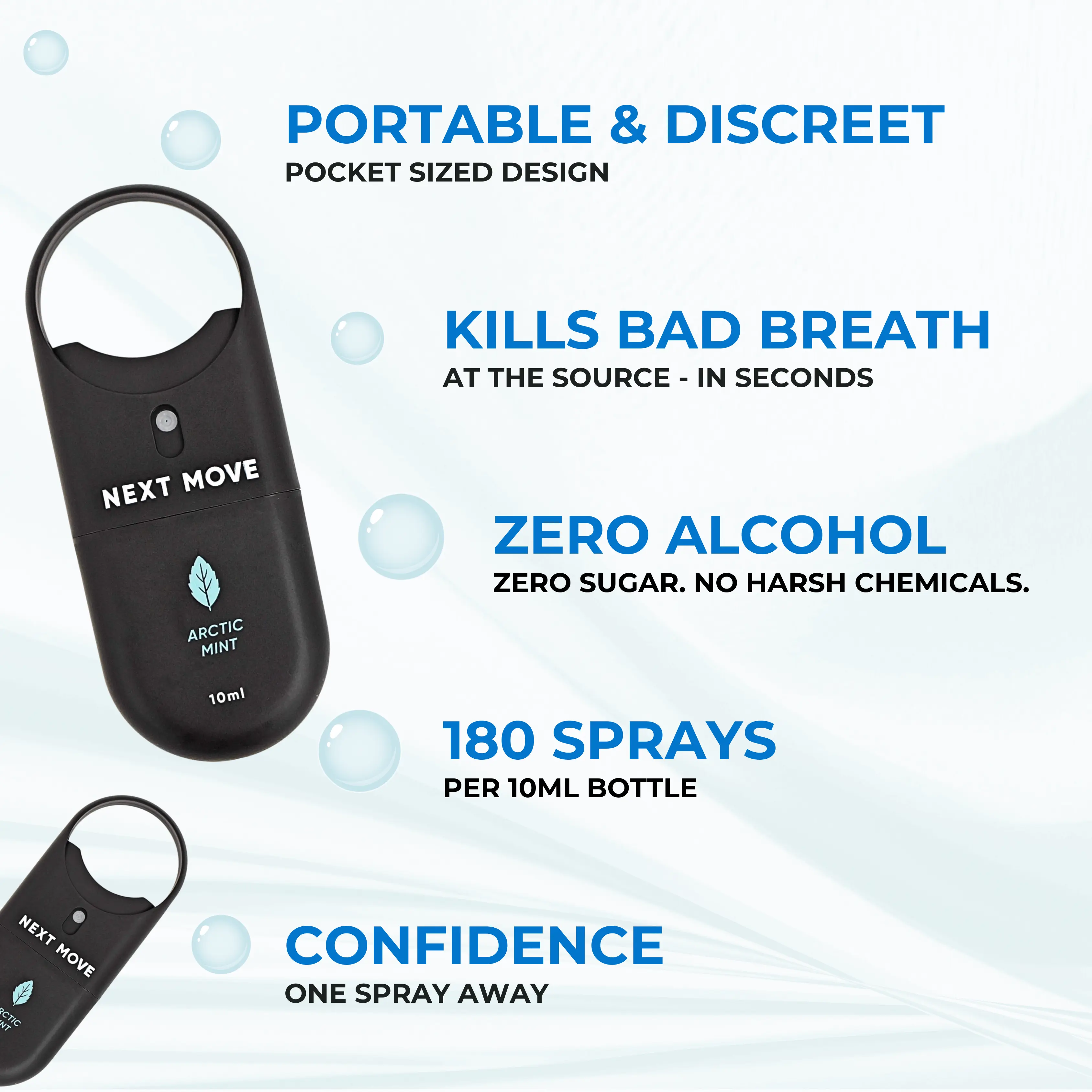 The Next Move Discovery Set | Breath Spray (Probiotics + Zinc
