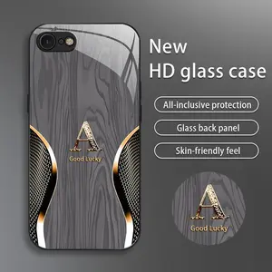 Suitable for [iPhone 7] Brand new premium phone case, drop-proof and fingerprint-resistant，sophisticated and minimalist design, with 26 English letters to choose from YM99