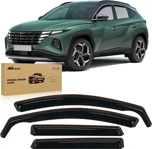 Nilight in-Channel Rain Guards for Hyundai Tucson 2021 2022 2023 2024 2025, Vent Window Visors, Original Window Deflectors-4PCS Car Accessories Auto Accessories