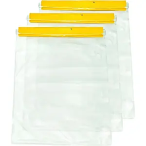 Waterproof Bags Large Size 3 Pack, Clear Watertight Pouch Holder for Document Map Camera Mobile Phone Car Key, fits Kayaking Boating Hiking Water Sports