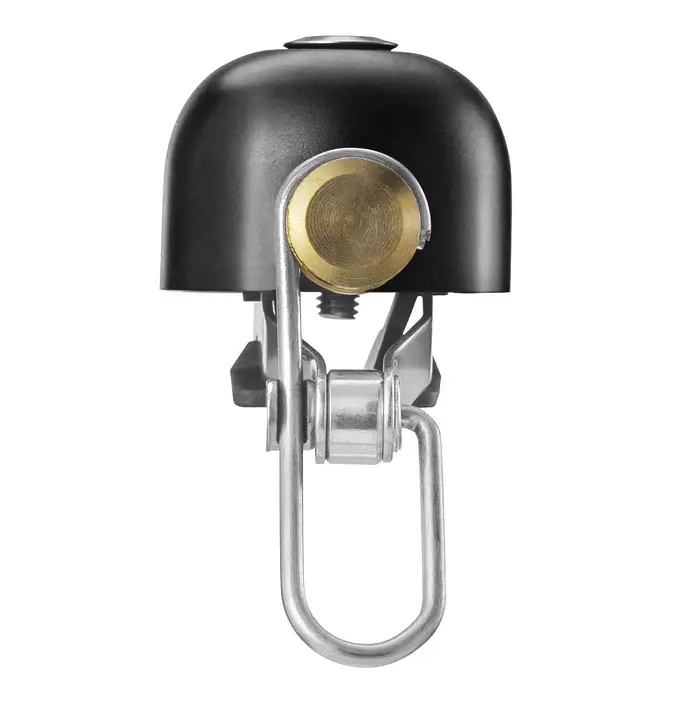 ROCKBROS Classic Brass Alloy Bicycle Bell - Adjustable Loud Safety Alert, Anti-Corrosion, Scratch-Resistant, Easy Installation, Secure Mount with 2 Metal Bands, Cycling Accessory for 0.83 to 1.4 in Handlebars, Two Bands
