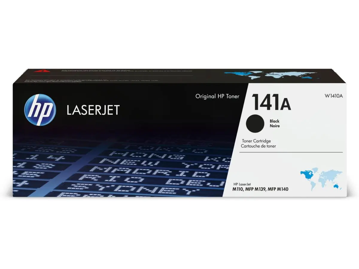 HP 141A (W1410A) Original Black Toner Cartridge - Prints Text, Compatible with Select HP LaserJet Printers