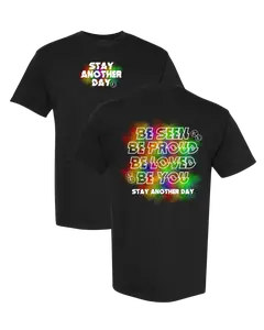 Stay Another Day June Pride Month Exclusive 2026, Be You Be Proud LGBTQ+ Unisex Tee, Soft Breathable, No Stretch Out, No Color Loss, Lightweight Summer Everyday Wear, Perfect Gift for Pride Parade, LGBTQ Community.