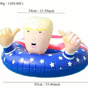 Donald Trump 2024 POOL FLOAT , XL POOL TUBE - Fun inflatable for adults and kids