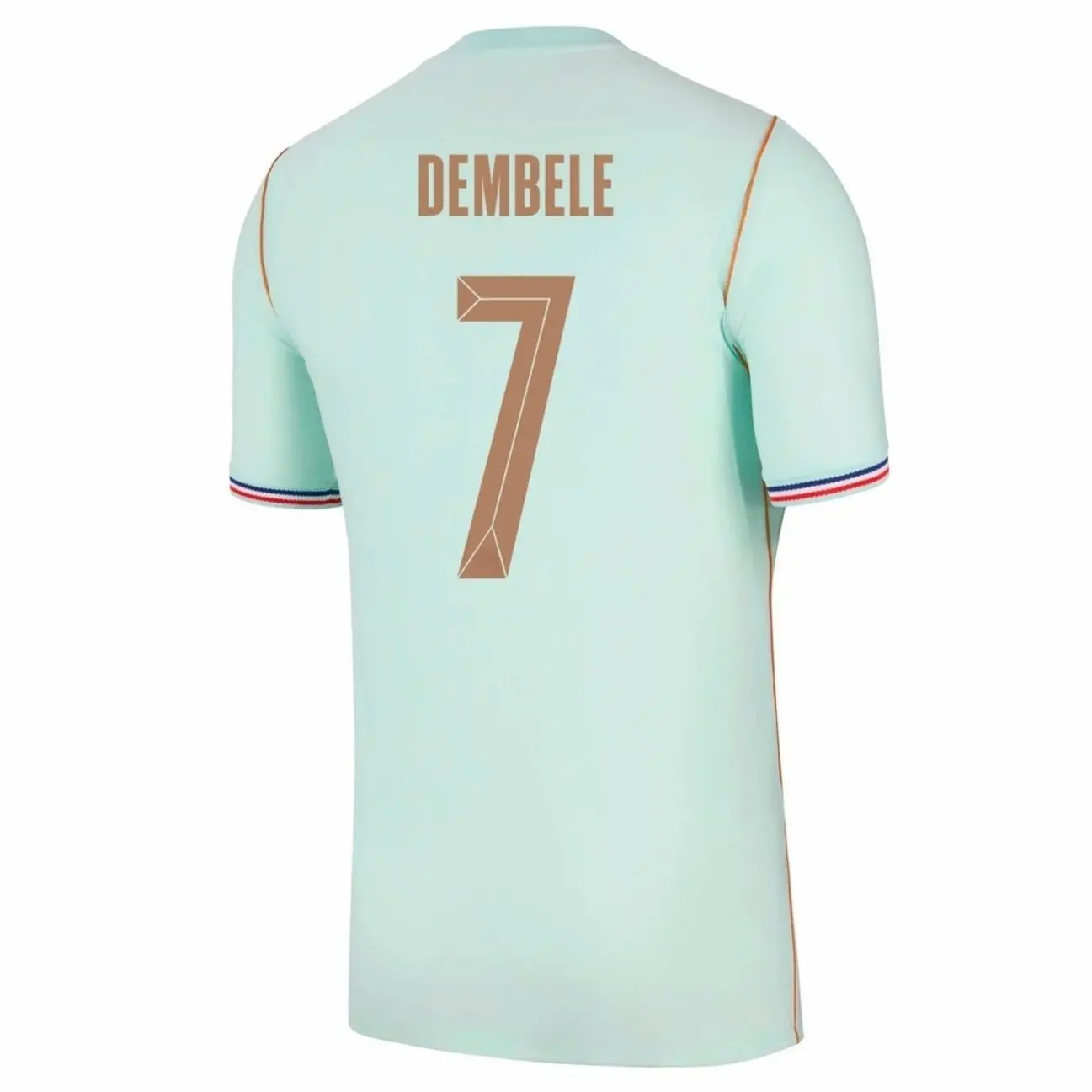 Unisex Soccer Mens Athletic Short Sleeve Football Shirt Sports Fan Training Top Breathable Lightweight Casual Streetwear Dembele 2026 Home Stadium Replica Jersey - Blue