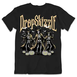 DropSkizzle Halloween Graphic Graphic Tee - Shirt to Match Gratitude 11s Sneakers, Cotton