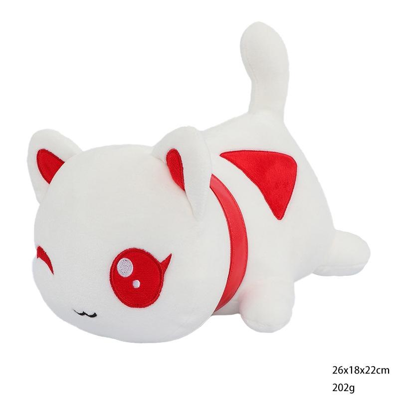 Soft & Skin-Friendly Cat Plush Toy for Kids - Bright & Colorful Design - White Plush Toy